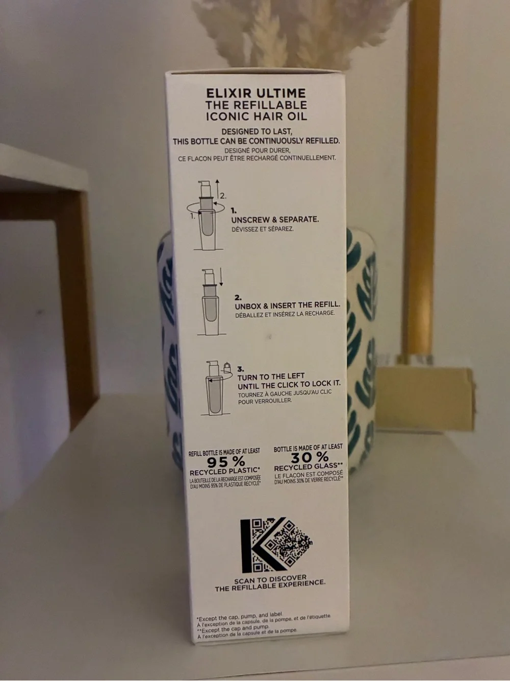 Kérastase Elixir Ultime L’Huile Originale Hair Oil 75ml Refillable New